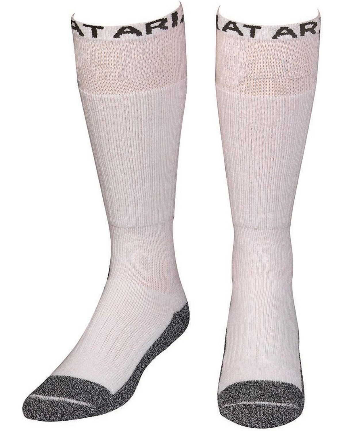 justin boot socks over calf