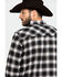 Image #5 - Outback Trading Co. Men's Rogan Performance Flannel Shirt, Brown, hi-res
