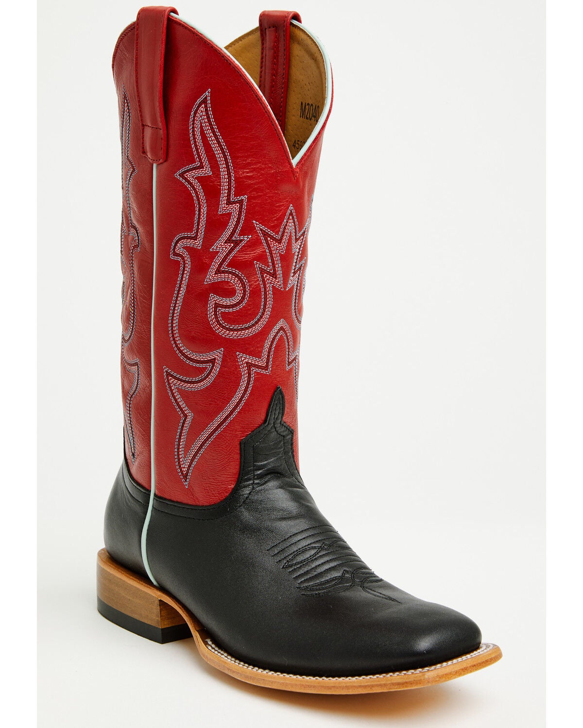Macie Bean Women's Amazing Ace Western Boots - Broad Square Toe, Black, hi-res