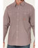 Image #3 - Hawx Men's FR Lightweight Printed Long Sleeve Button-Down Stretch Work Shirt, Red, hi-res