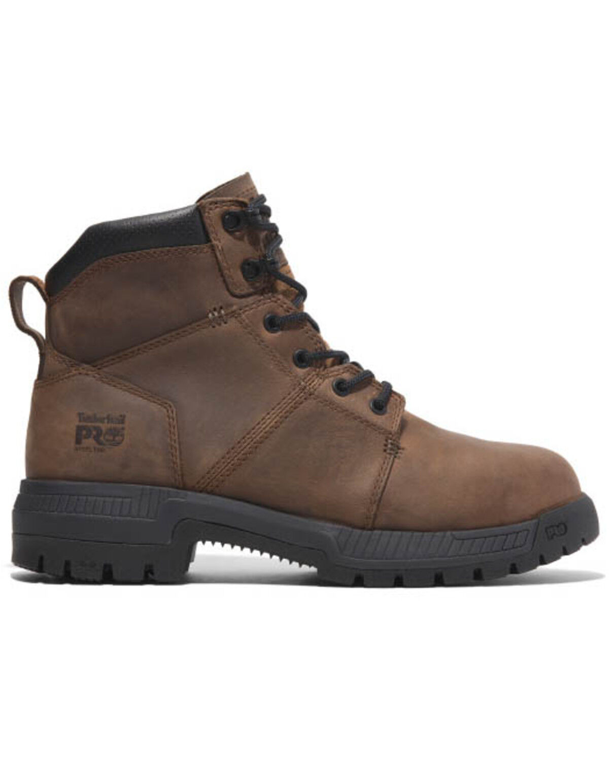 Image #1 - Timberland PRO Men's 6" Montauk Work Boots - Steel Toe, Dark Brown, hi-res