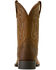 Image #3 - Ariat Boys' Deer Ridge Performance Western Boots - Broad Square Toe, Distressed Brown, hi-res