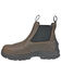 Image #3 - Hoss Men's Met Guard Waterproof Cheslea Work Boots - Composite Toe, Brown, hi-res