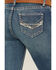 Image #2 - Rock & Roll Denim Women's Medium Wash Mid Rise Bootcut Extra Stretch Riding Jeans, Medium Wash, hi-res