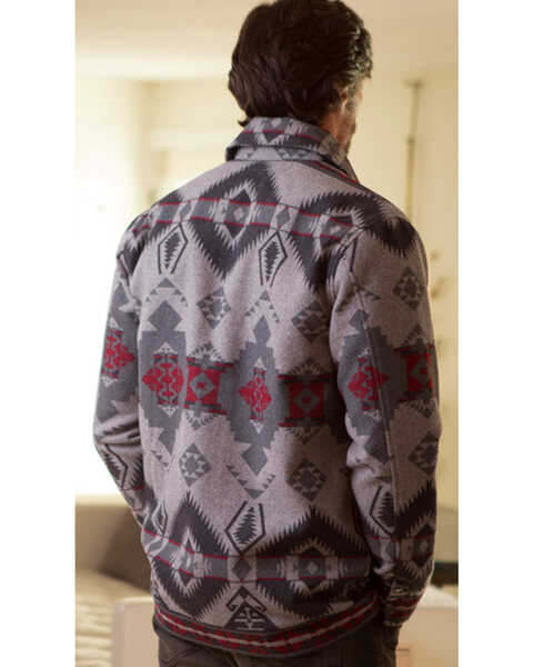 Image #3 - Ryan Michael Men's Mountain Wool Jacket, Grey, hi-res