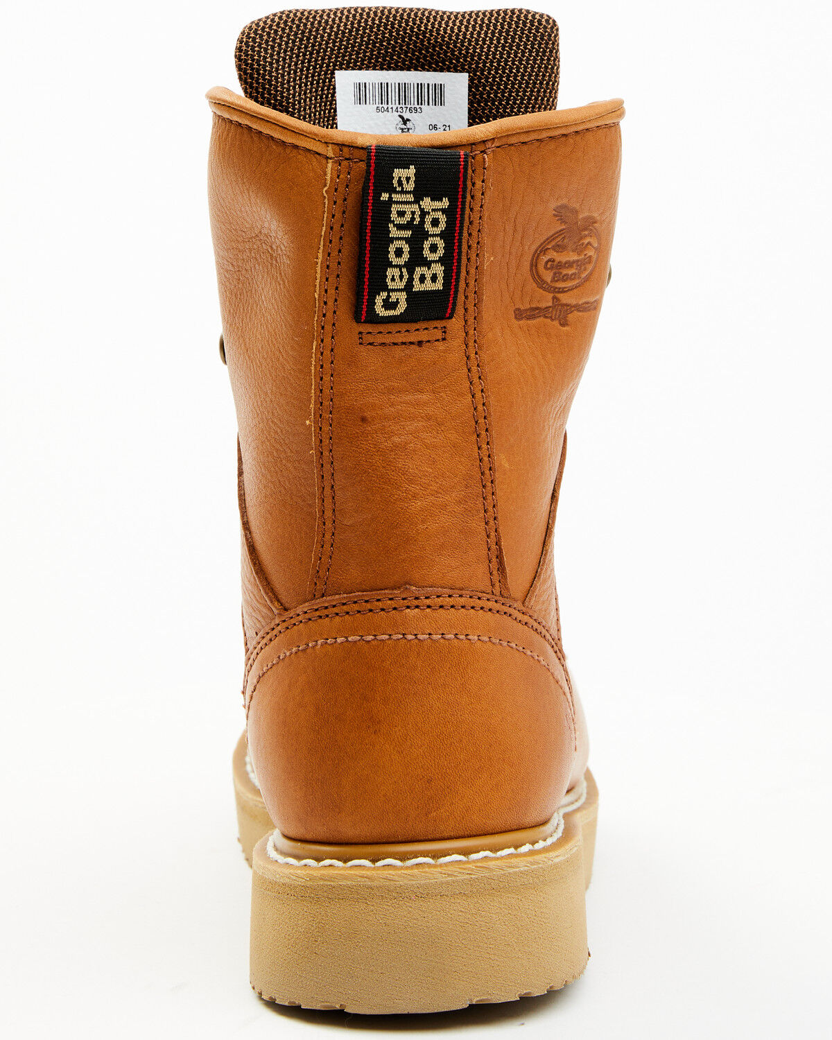 Image #6 - Georgia Boot Men's 8" Barracuda Gold Wedge Work Boots - Soft Toe, Brown, hi-res