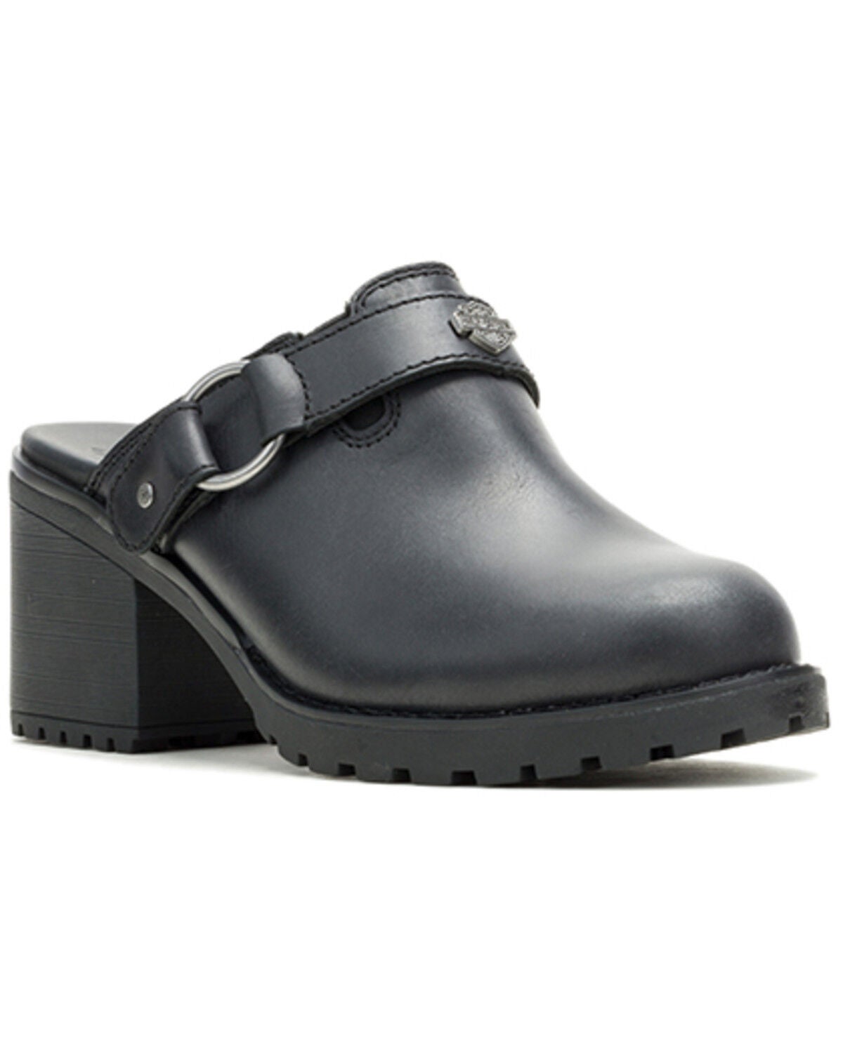 Harley Davidson Women's Kitty Mules, Black, hi-res
