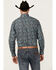Image #4 - Rough Stock by Panhandle Men's Paisley Print Long Sleeve Button-Down Western Shirt, Navy, hi-res