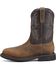 Image #2 - Ariat Men's Sierra Pull On Work Boots - Steel Toe, Earth, hi-res