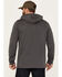 Brothers & Sons Men's Quilted Button-Down Hooded Pullover, Charcoal, hi-res