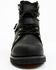 Image #4 - Ad Tec Women's 6" Lace Zipper Biker Boots - Soft Toe, Black, hi-res