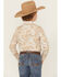 Image #4 - Cody James Boys' Porter Floral Long Sleeve Snap Western Shirt, Cream, hi-res