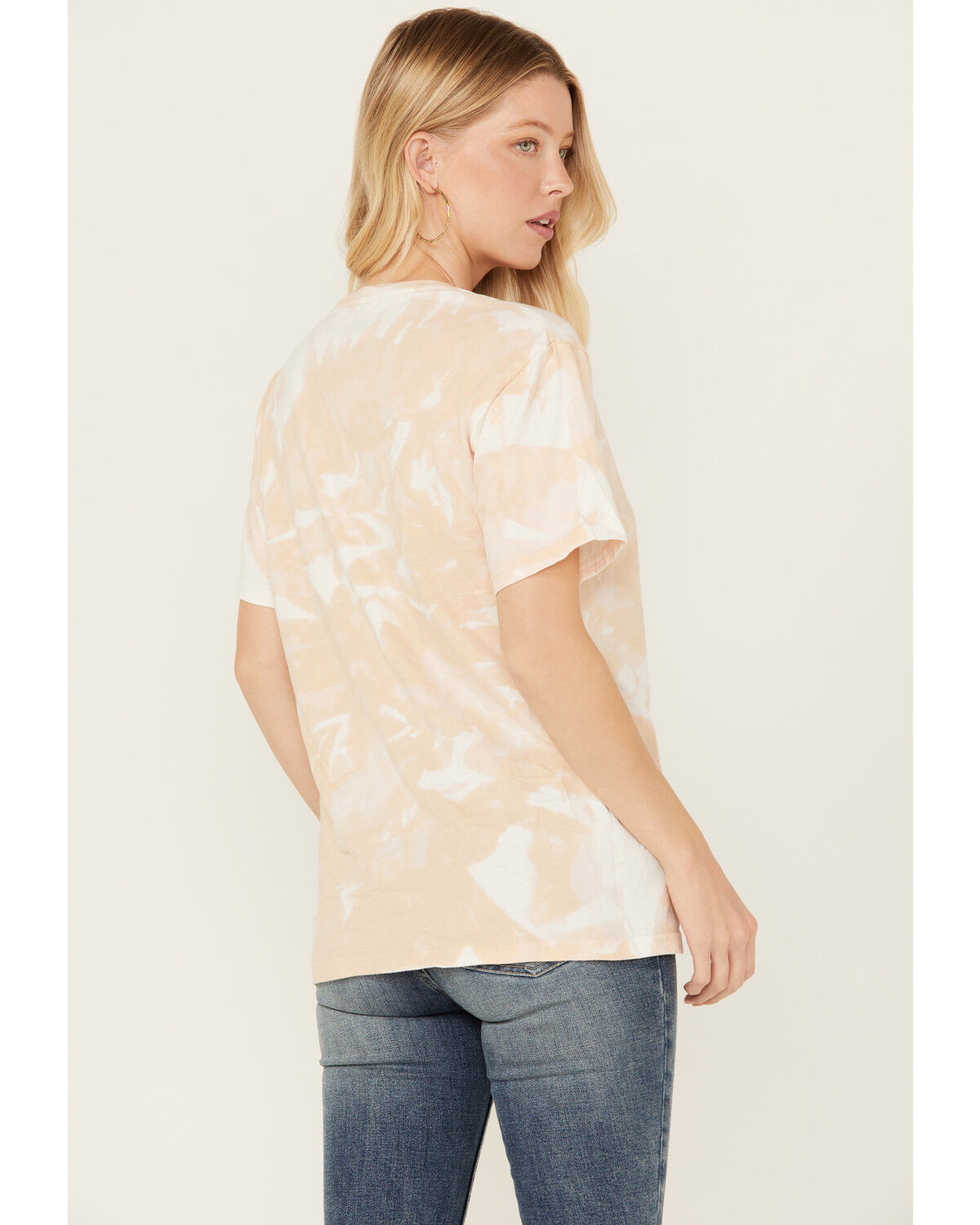 Image #4 - Bohemian Cowgirl Women's Rodeo Rodeo Rodeo Bleached Short Sleeve Graphic Tee, Tan, hi-res