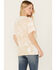Image #4 - Bohemian Cowgirl Women's Rodeo Rodeo Rodeo Bleached Short Sleeve Graphic Tee, Tan, hi-res