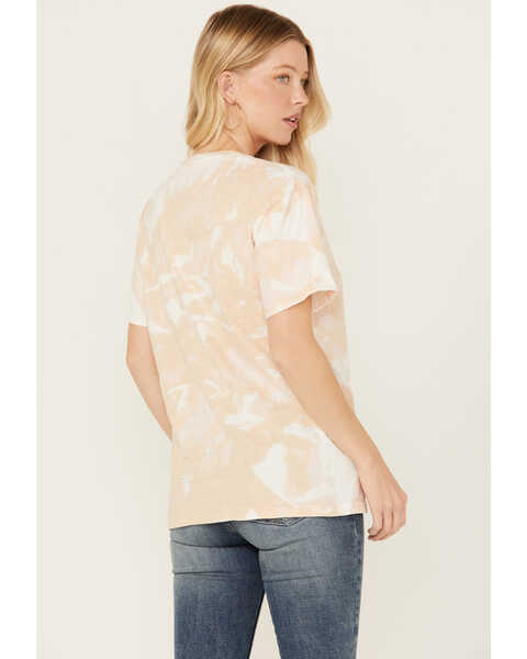 Image #4 - Bohemian Cowgirl Women's Rodeo Rodeo Rodeo Bleached Short Sleeve Graphic Tee, Tan, hi-res