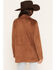 Image #4 - Ariat Women's Ally Long Sleeve Faux Suede Oversized Shacket, Brown, hi-res