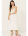 Image #1 - Yura Women's Crochet Sleeveless Midi Dress, White, hi-res
