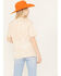 Image #4 - Gina Tees Women's Embellished Let's Go Girls Graphic Tee, Beige, hi-res
