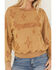 Image #3 - Blue B Women's Yeehaw Crewneck, Taupe, hi-res
