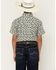 Image #4 - Cinch Boys' Horse Print Short Sleeve Button-Down Western Shirt, Grey, hi-res