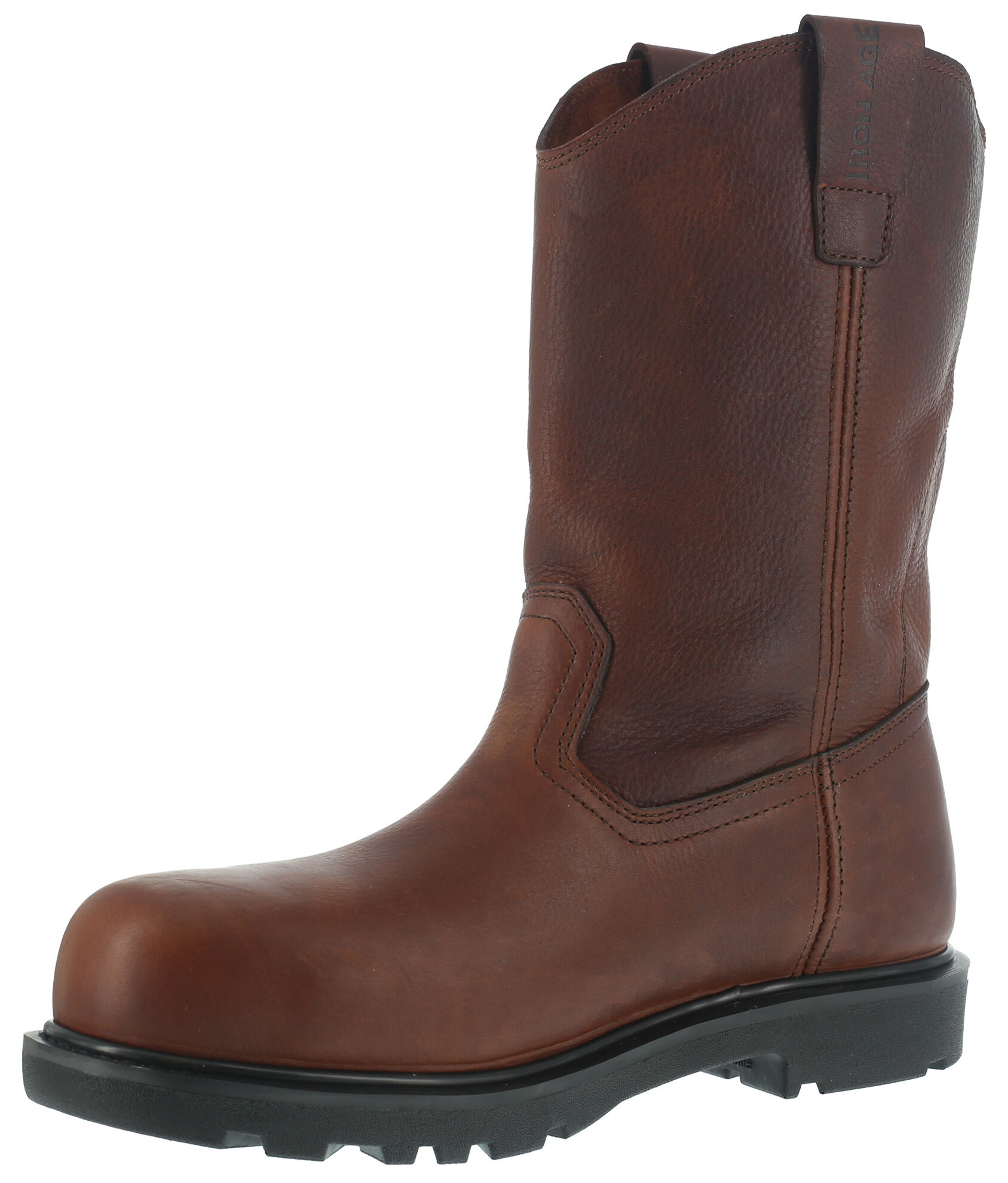 Image #2 - Iron Age Men's Hauler Wellington Work Boots - Composite Toe, Brown, hi-res