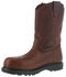 Image #2 - Iron Age Men's Hauler Wellington Work Boots - Composite Toe, Brown, hi-res