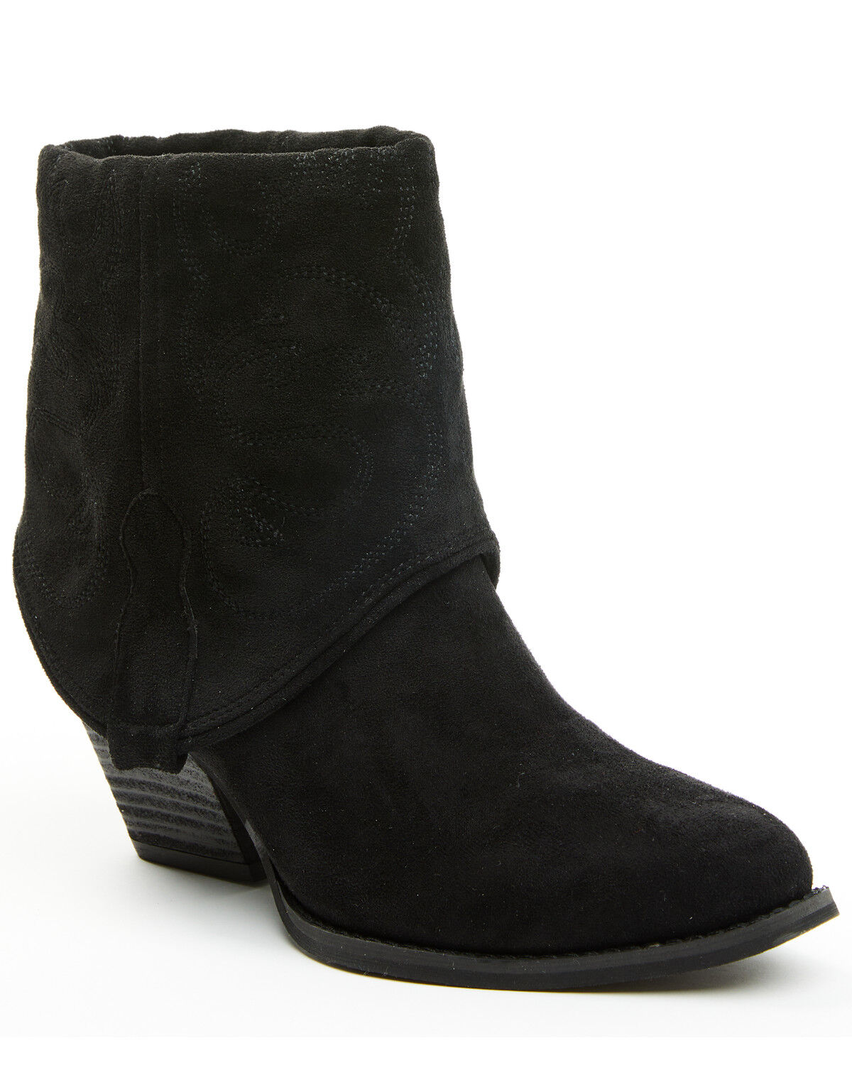 Image #1 - Very G Women's Saylor Fashion Booties - Round Toe, Black, hi-res