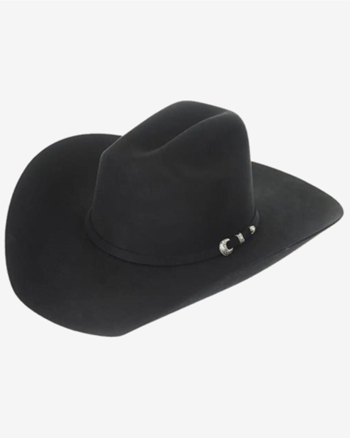 Image #1 - Justin Ryder 10X Felt Cowboy Hat, Black, hi-res