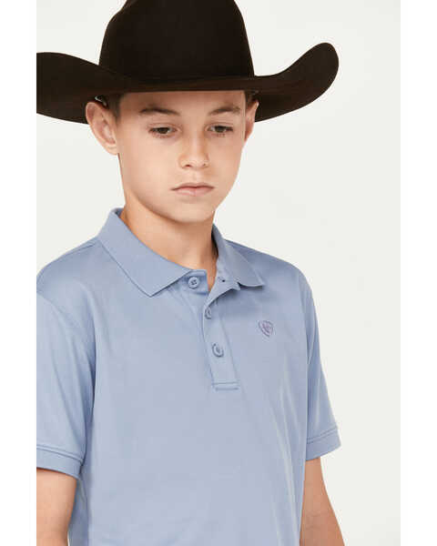Image #2 - Ariat Boys' Short Sleeve Tek Polo Shirt, , hi-res