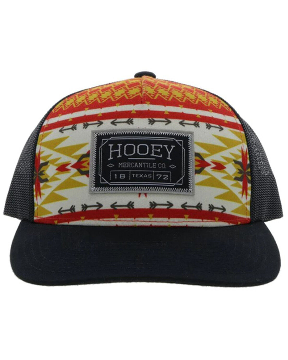 Image #3 - Hooey Men's Doc Southwestern Print Trucker Cap, Red, hi-res