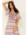 Stetson Women's Southwestern Print Surplice Dress, Multi, hi-res