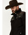 Image #2 - Moonshine Spirit Men's Southwestern Print Snap Trucker Jacket, Black, hi-res