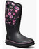 Bogs Women's Classic Tall Painterly Farm Boots - Soft Toe, Black, hi-res