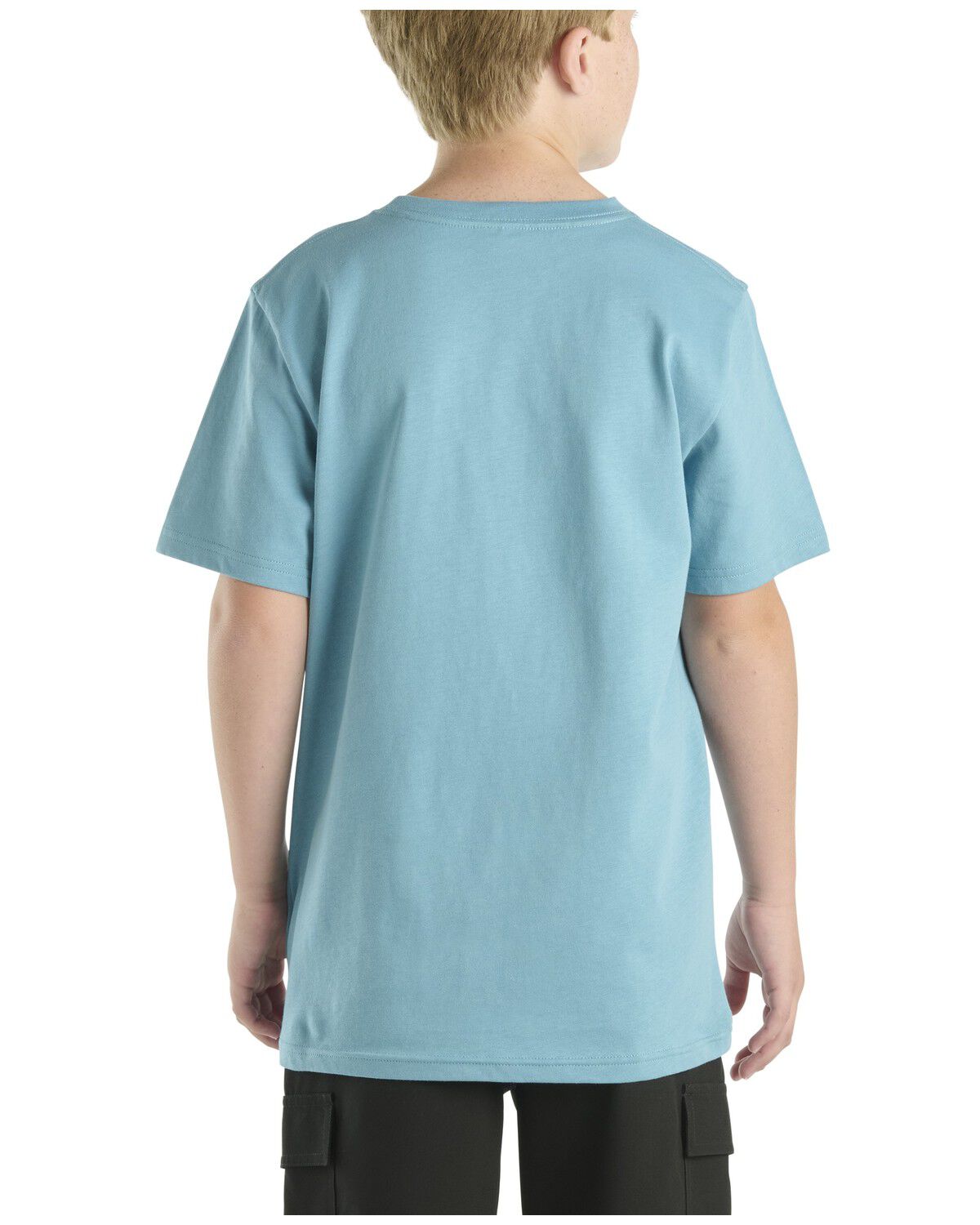 Image #3 - Carhartt Boys' Solid Short Sleeve Pocket T-Shirt, Blue, hi-res