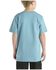 Image #3 - Carhartt Boys' Solid Short Sleeve Pocket T-Shirt, Blue, hi-res