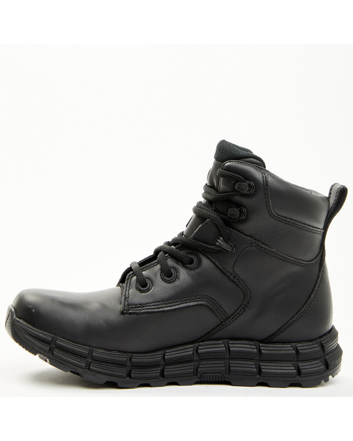 Image #3 - Hawx Men's 6" Lace-Up Work Boots - Soft Toe, Black, hi-res