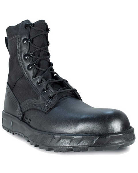 McRae Men's T2 Ultra Light Hot Weather Combat Boots - Soft Toe, Black, hi-res