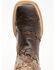 Image #6 - Corral Men's Exotic Ostrich Barbed Wire Western Boots - Broad Square Toe, Brown, hi-res