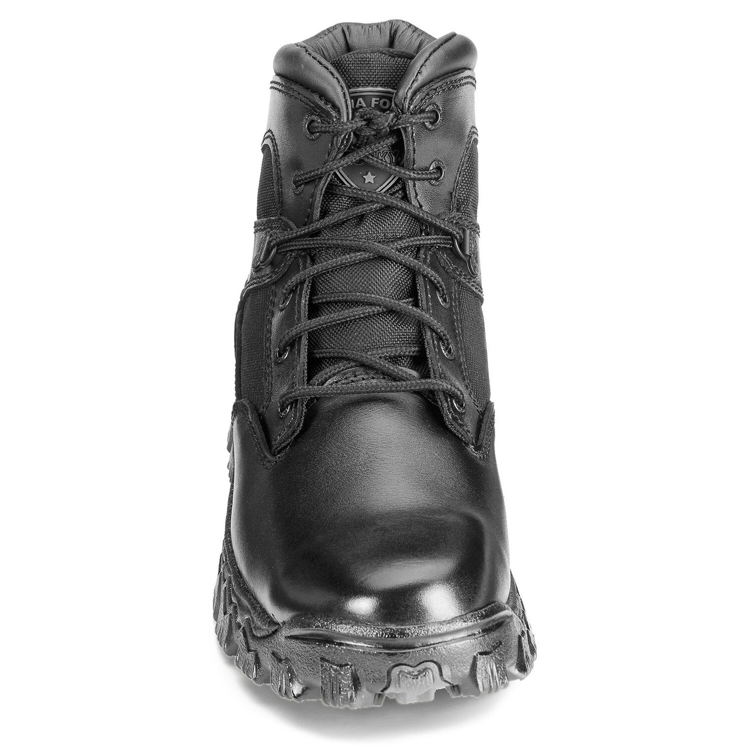 Image #4 - Rocky Men's 6" AlphaForce Lace-up Waterproof Duty Boots - Soft Toe, Black, hi-res