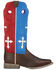 Ariat Boys' Ranchero Patriotic Cowboy Boots - Square Toe, Brown, hi-res