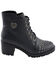 Image #3 - Milwaukee Leather Women's Studded Rocker Boots - Round Toe, Dark Grey, hi-res