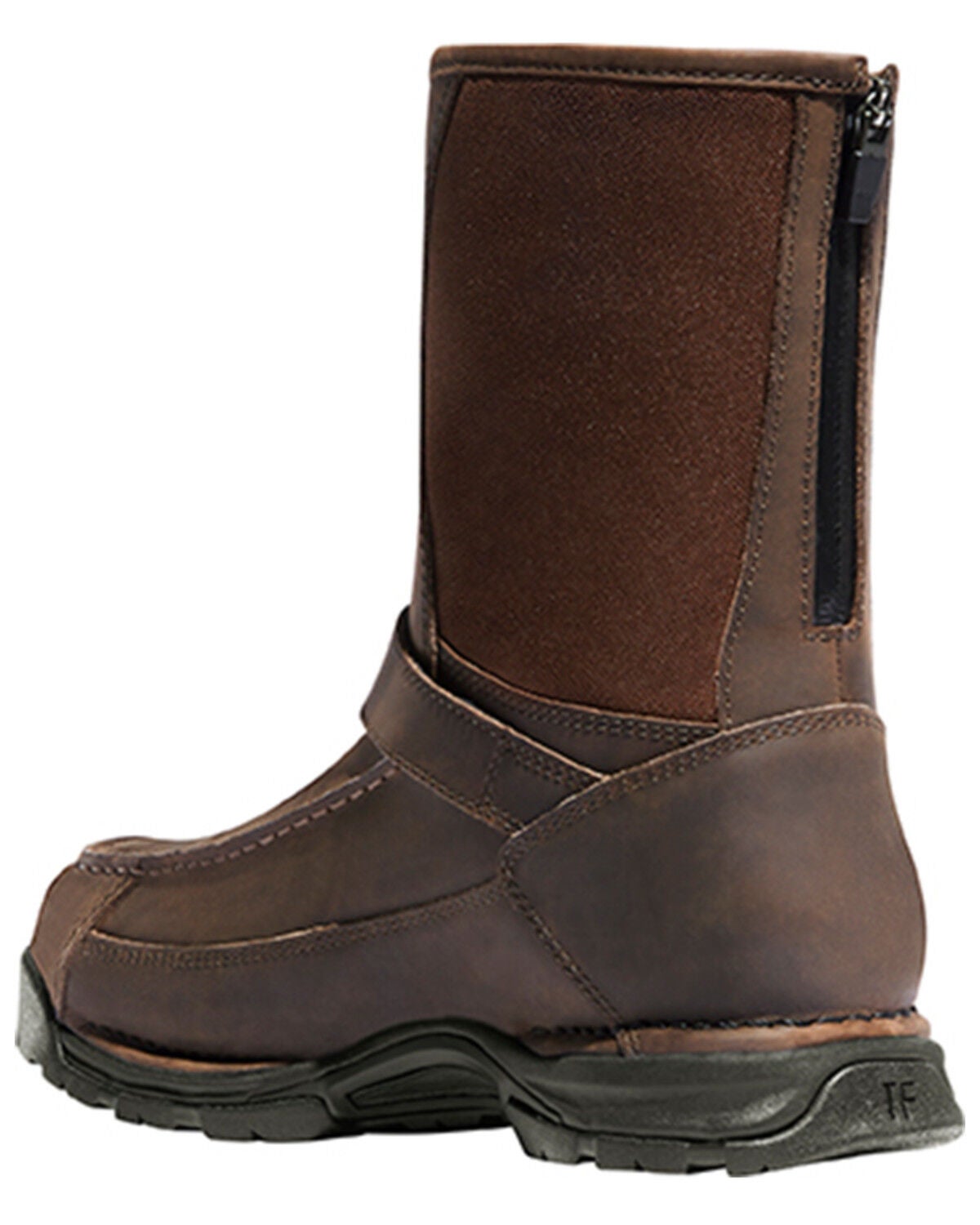 Image #3 - Danner Men's Sharptail Rear Zip-Up Waterproof Work Boots - Soft Toe, Brown, hi-res