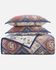 Image #2 - HiEnd Accents Patchwork Bandana Reversible Queen Size Quilt Set - 3 Piece, Multi, hi-res
