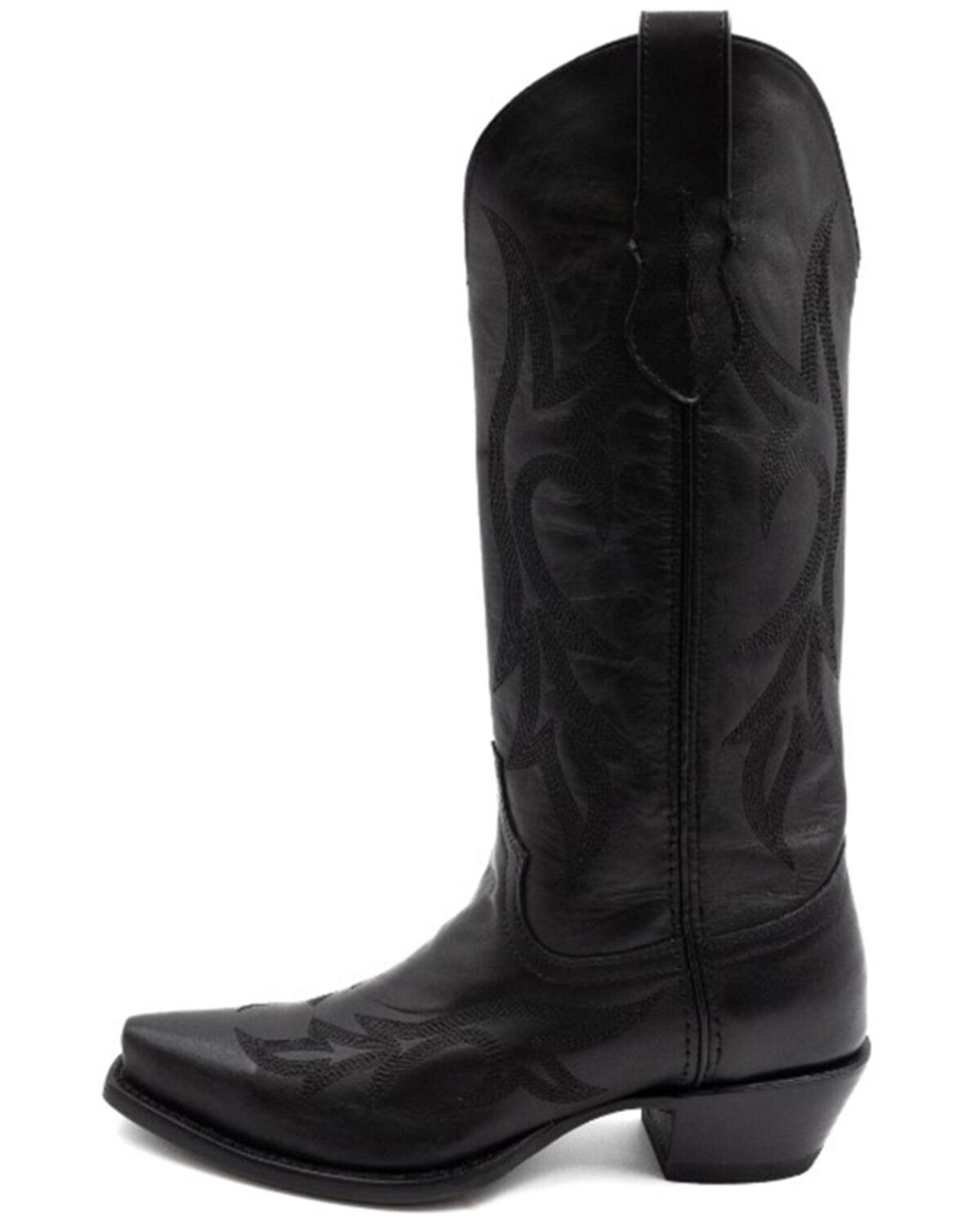 Image #3 - Ferrini Women's Scarlett Western Boots - Snip Toe, Black, hi-res