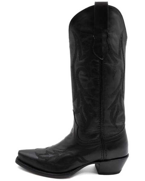Image #3 - Ferrini Women's Scarlett Western Boots - Snip Toe , Black, hi-res
