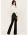 Image #3 - Idyllwind Women's Shadow Lane Mid Rise Stretch Bootcut Jeans, Black, hi-res