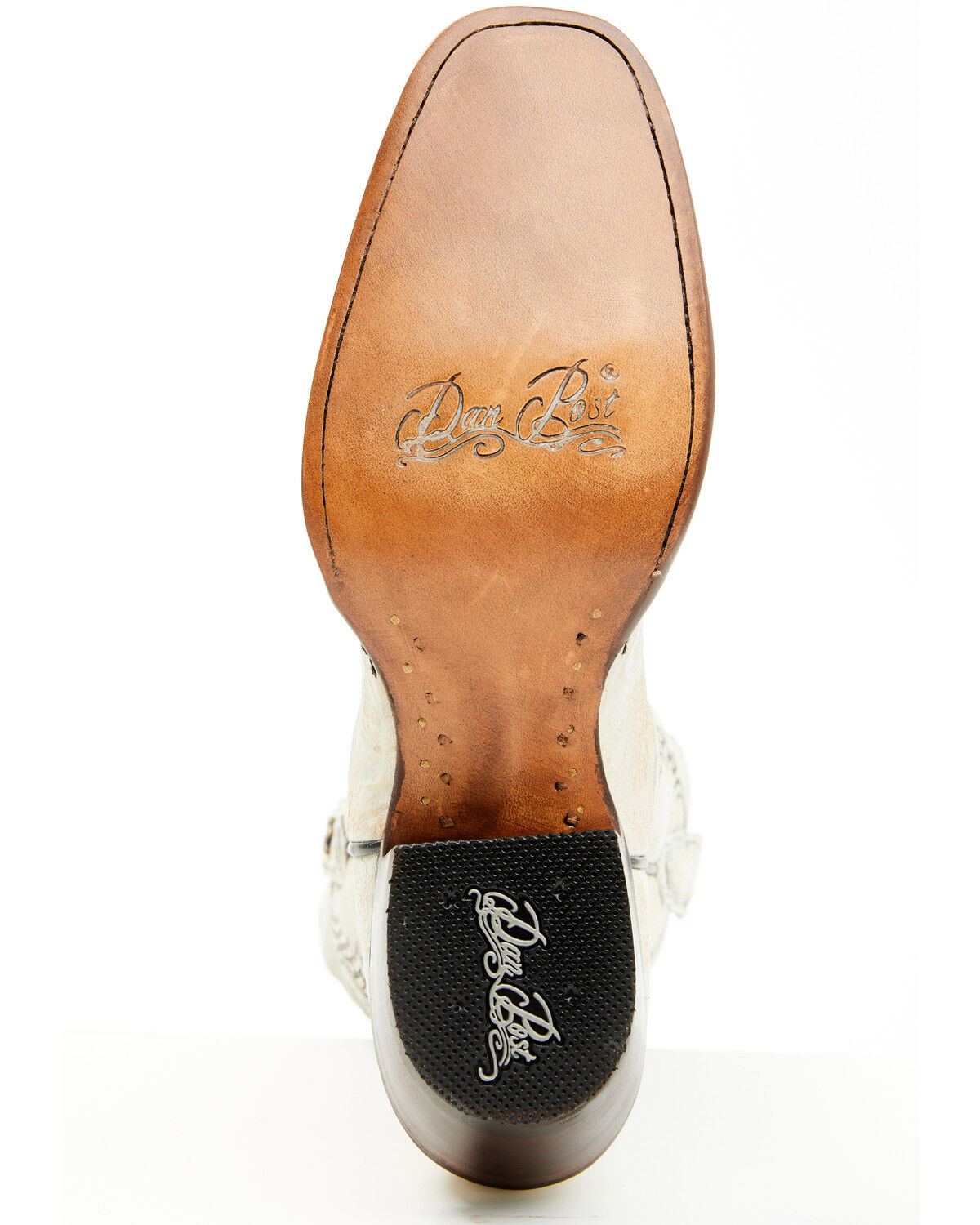 Image #7 - Dan Post Women's Darcy Western Boots - Square Toe, White, hi-res