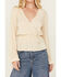 Image #2 - Luna Chix Women's Boot Barn Exclusive Peplum Long Sleeve Top, Ivory, hi-res