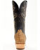 Image #5 - El Dorado Men's Exotic American Alligator Western Boots - Square Toe, Brown, hi-res