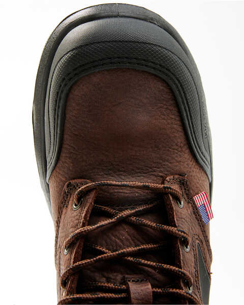 Image #6 - Hawx Men's 6" Anthem Lab Lace-Up Work Boots - Composite Toe , Brown, hi-res
